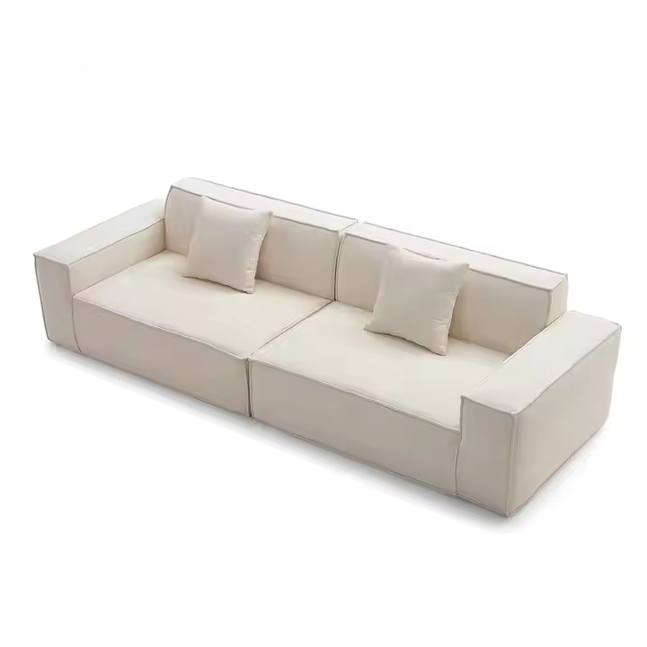High-quality Living Room Sofas Compression Sofas De Salon Beige Combination Couch Living Room Compressed Sofa
