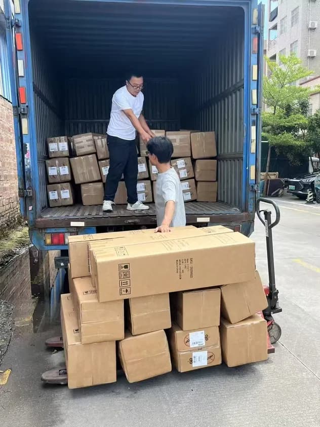 Compressed sofa loading