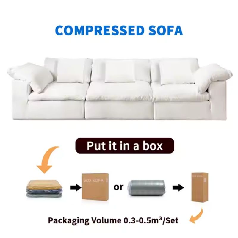 Vacuum compressed sofa Cop-8