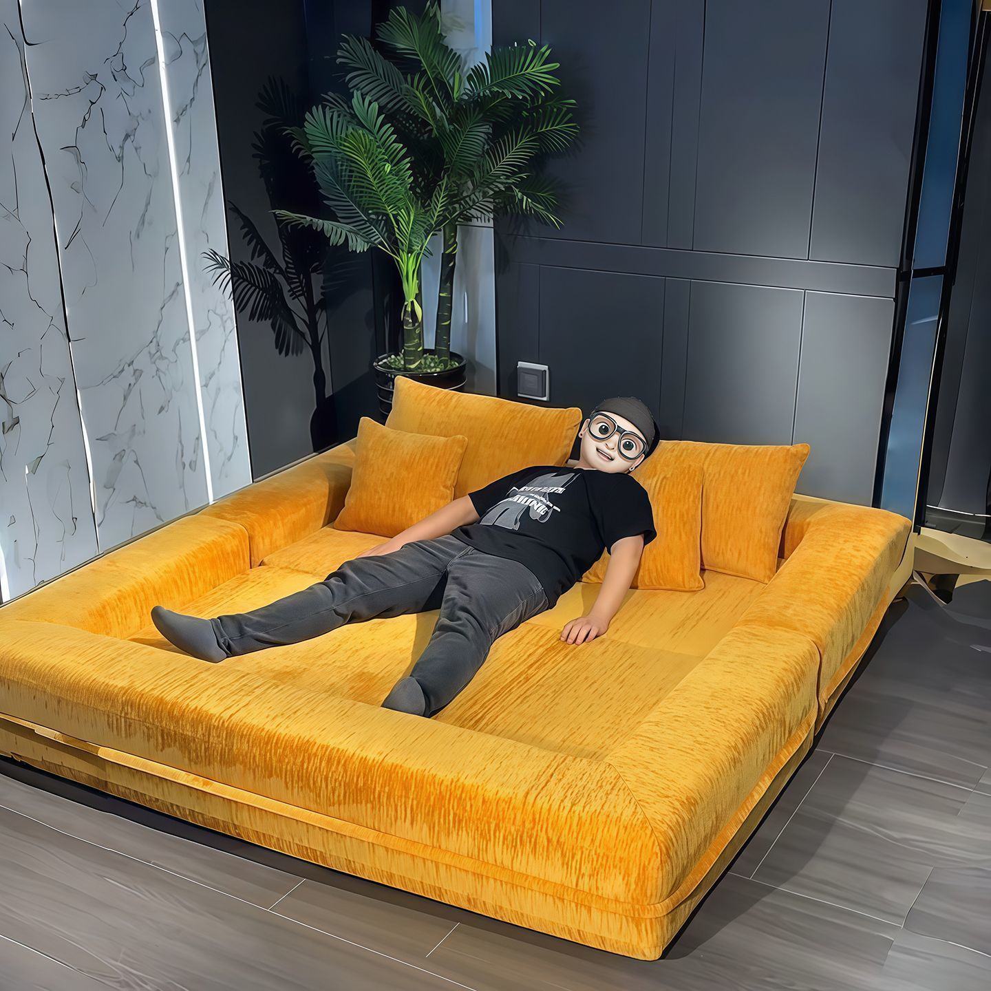 Vacuum compressed sofa Cop-20